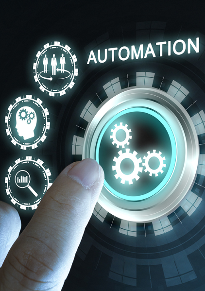 Interface numérique avec options automatisation